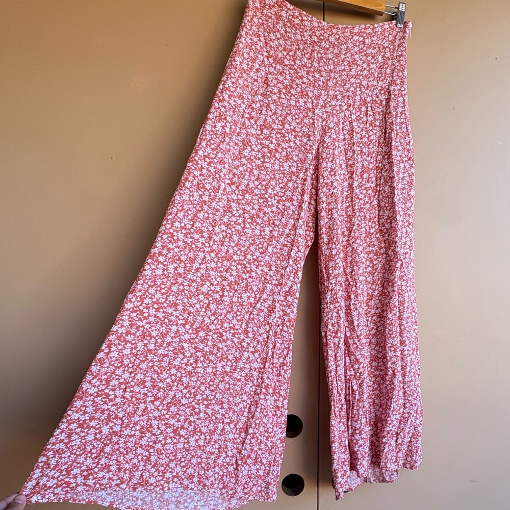 Luukse women’s high waist floral wide leg pants